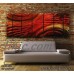 Modern Abstract Metal Wall Artwork Home Decor Painting Red Gold By Jon Allen   230789313098